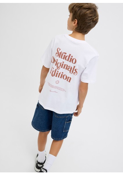 Baskılı Beyaz Erkek Çocuk T-Shirt 12278373 modelleri