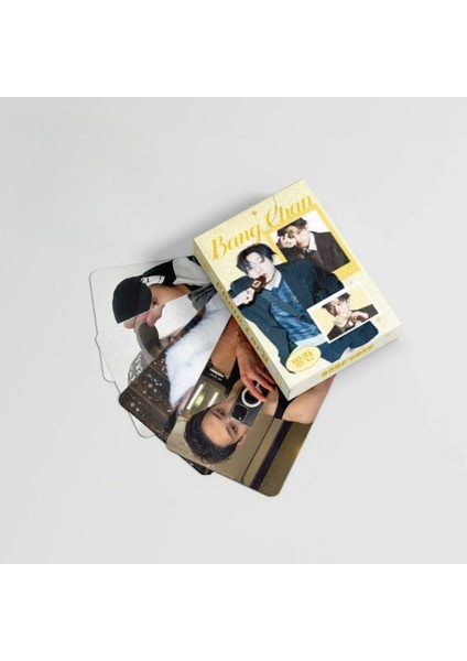 Stray Kıds '' Bangchan '' Çift Yön Baskılı Hologramlı/lomo Card Seti
