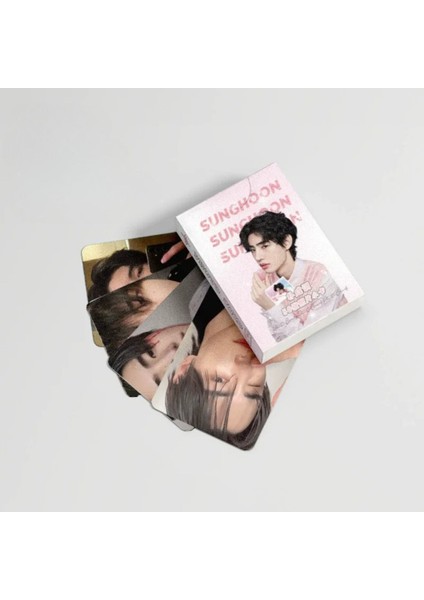 Enhypen '' Sunghoon '' Çift Yön Baskılı Hologramlı/lomo Card Seti fiyatları