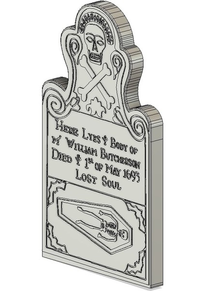 Billy Butcherson'un Mezar Taşı (Hokus Pokus) (Plastik Aparattır!!!)