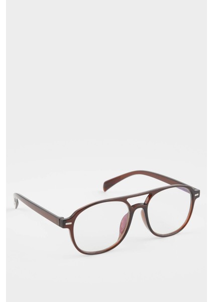 Unisex Mavi Cam Bordo Çerçeveli F6068AXNS