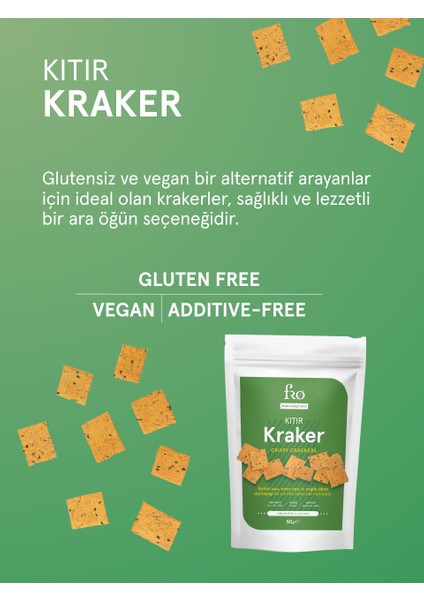 2'li Unsuz Kıtır Kraker Atıştırmalık 2x50 gr