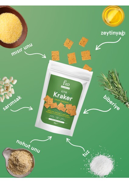 2'li Unsuz Kıtır Kraker Atıştırmalık 2x50 gr