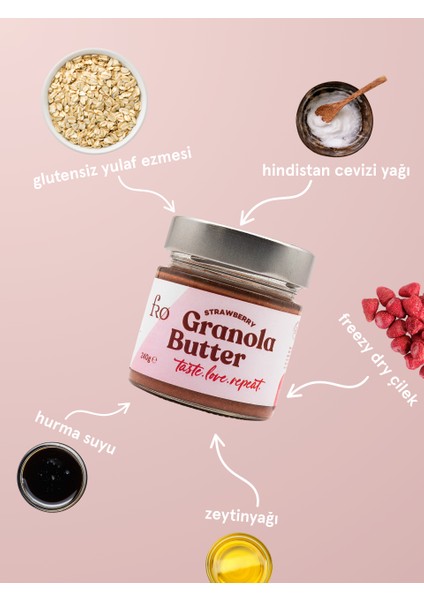 4’lü granola Butter Çilekli 2xkıtır Kraker,badem Unlu Peynirli Kraker Paketi Sağlıklı Atıştırmalık