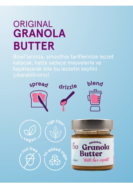 4'lü 2xgranola Butter Original Sürülebilir 2xyulaflı Cevizli Çikolata Sağlıklı Atıştırmalık