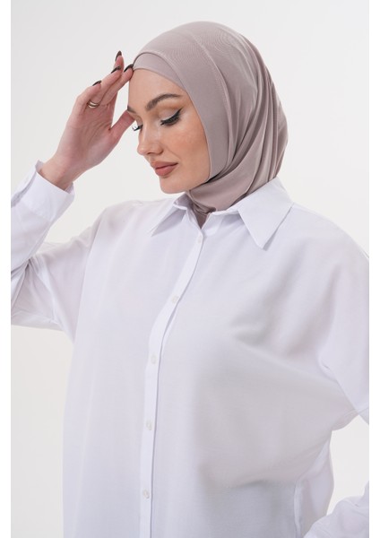 Tesettür Hijap Ikili Bone Şal modelleri