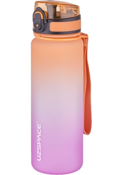 500ML Motivasyon Matarası Siyah Beyaz Softtouch Ff Collection Tritan Su Matarası 3026