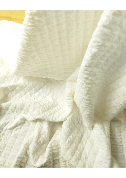 Ekru Renkte Kabartmalı Örme (En 160 cm x Boy 200 Cm) fiyatları