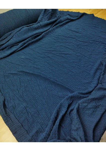 Lacivert Renkte Waffle Jarse (En 140 cm x Boy 220 Cm)