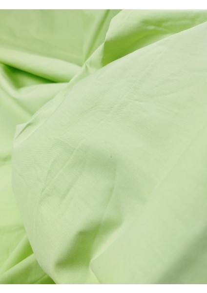 Açık Yeşil Renkte Poplin Benzeri Dokumaen: 150 cm fırsatları