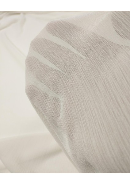 Krem Renkte Kırinkıl Şifon En: 140 indirimleri