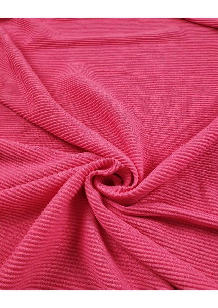 Pembe Renkte Pliseli Jarse (En 150 cm x Boy 190 Cm) indirimleri