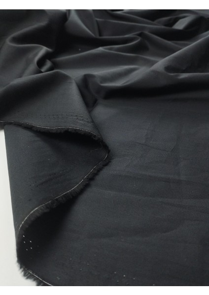 Siyah Renkte Poplin Benzeri Dokuma (En 150 cm x Boy 145 Cm) fiyatları