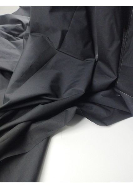 Siyah Renkte Poplin Benzeri Dokuma (En 150 cm x Boy 145 Cm) fırsatları