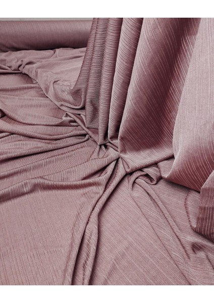 Küllü Pembe Renkte Jarse En 130 cm X Boy 390 cm
