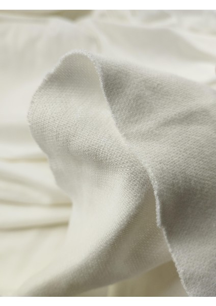 Ekru Renkte Yumuşacık Interlok Örme (En 160 cm x Boy 325 Cm) fırsatları