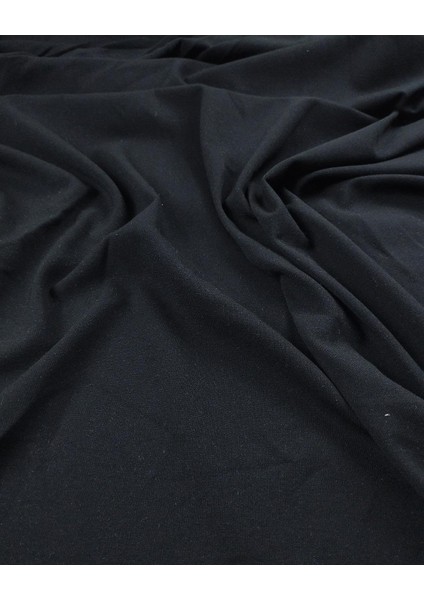 Siyah Renkte Yumuşak Ince Interlok Örme (En 160 cm x Boy 250 Cm) fiyatları