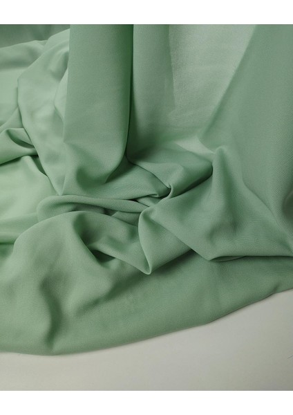 Pastel Küllü Mint Yeşili Renkte Şifon En: 150 modelleri