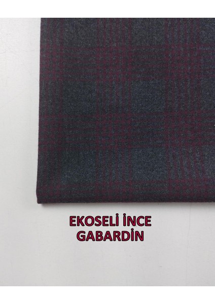 Bordro Gri Renklerde Gabardin (En 150 cm x Boy 190 Cm)