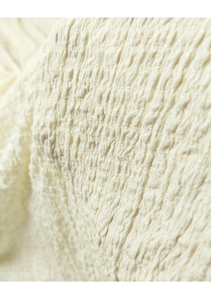 Krem Renkte Waffle Jarse (En 140 cm x Boy 200 Cm) modelleri