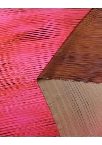 Pembe Kahve Renk Geçişli Ince Twill Saten (En 140 cm x Boy 210 Cm) fiyatları