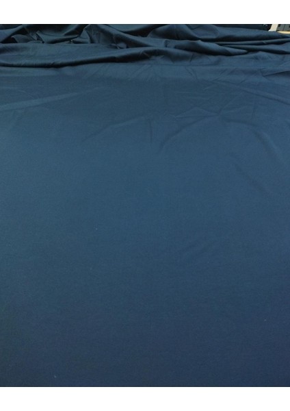 Lacivert Renkte Krep Benzeri Viskonlu Dokuma En 150 cm x Boy 200 cm