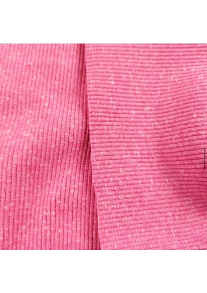 Kırçıllı Pembe Renkte Kaşkorse Ribana (En 110 cm x Boy 110 Cm) fiyatları
