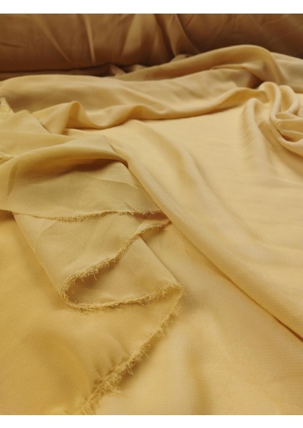 Hardalla Sarı Arası Pastel Tonda Şifonen: 150 cm