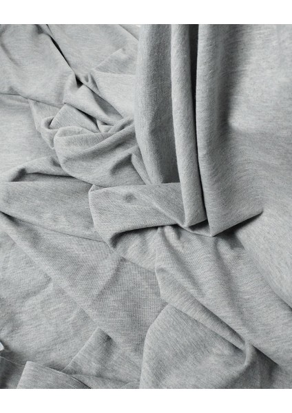 Gri Renkte Interlok Örme (En 180 cm x Boy 230 Cm) fırsatları