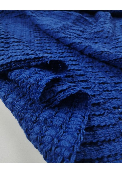 Saks Mavisi Renkte Pamuklu Örme (En 120 cm x Boy 105 Cm) modelleri