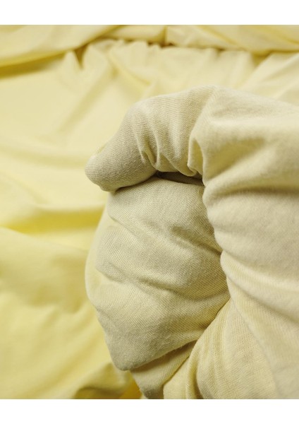 Açık Sarı Renkte Süprem Penye En: 160