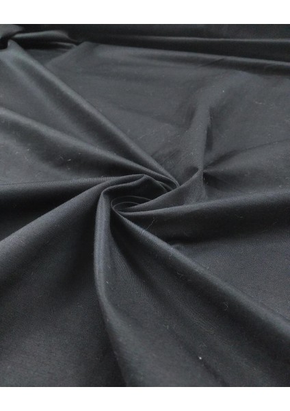 Siyah Renkte Pamuk Sentetik Gabardin (En 150 cm x Boy 260 Cm) fırsatları