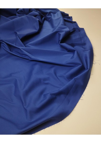 Saks Mavisi Renkte Pamuklu Dokuma En: 150