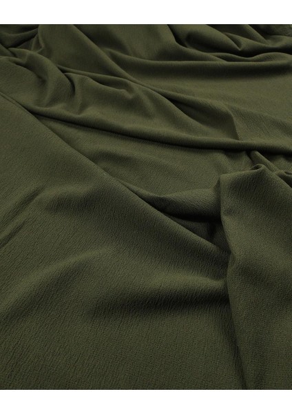 %64 Sentetik %35 Viskon %1 Likra Haki Renkte Gövdeli Dökümlü Dokuma (En 130 cm x Boy 215 Cm) modelleri