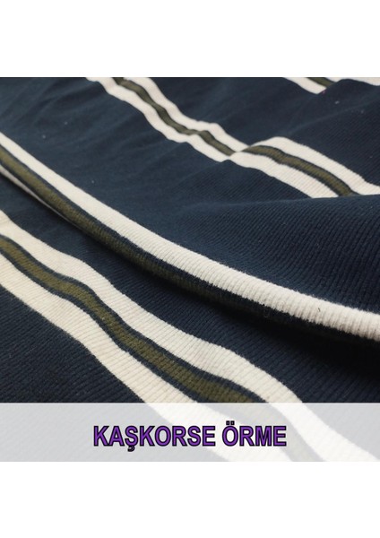 Lacivert Bej Yeşil Renkte Kaşkorse Örme (En 110 cm x Boy 165 Cm) fırsatları