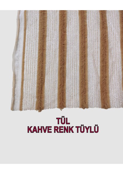 Kahve Renkte Tül (En 130 cm x Boy 200 Cm) fiyatları