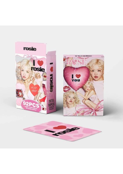 Blackpınk Rose '' I Love Rosie '' Çift Yön Baskılı Lomo Card Seti (60 Pcs) indirimleri