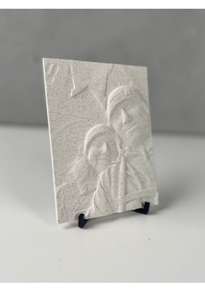 Kişiye Özel Mermer Dokulu Plastik 3 Boyutlu Fotoğraf – 10X15 cm (Fotoğrafınıza Özel Üretilir)