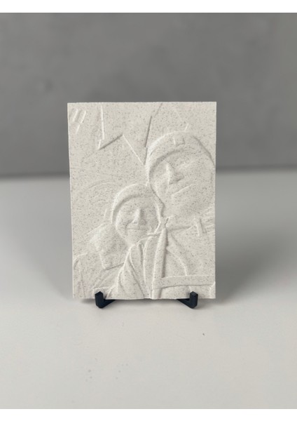 Kişiye Özel Mermer Dokulu Plastik 3 Boyutlu Fotoğraf – 10X15 cm (Fotoğrafınıza Özel Üretilir) fiyatları