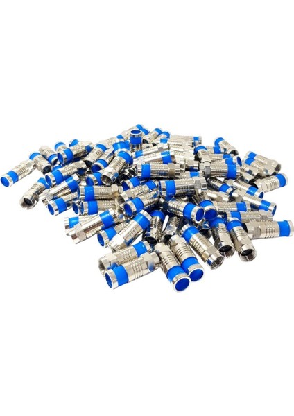 E326A Rg6 Sıkmalı F Konnektör - 100ADET