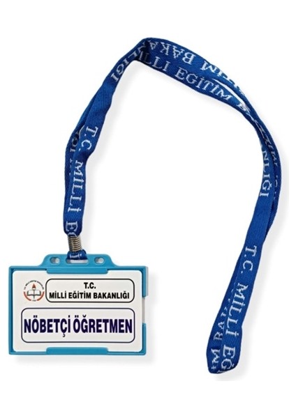 Nöbetçi Öğretmen Yaka Kartı Ipli