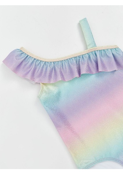 Renk Bloklu Kız Çocuk Mayo (S5) modelleri