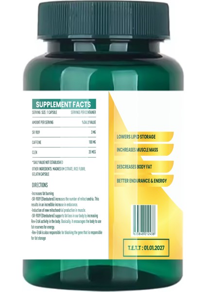 SR9009 Imperiumpharma 60 Kapsül fiyatları