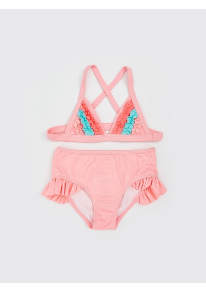 Yaka Kız Çocuk Bikini Takım (S5)