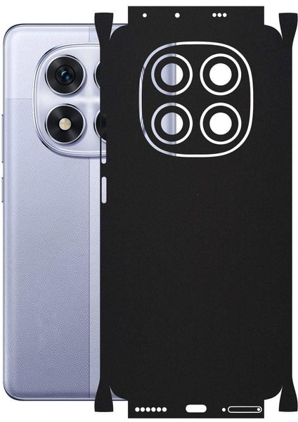 Redmi Note 14 Pro ile Uyumlu Mat Siyah Arka Kaplama