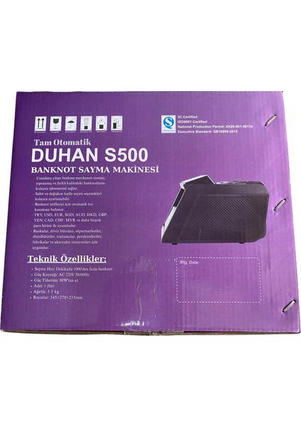 Para Sayma Makinası S500 Sesli Karışık Döviz Sayma modelleri