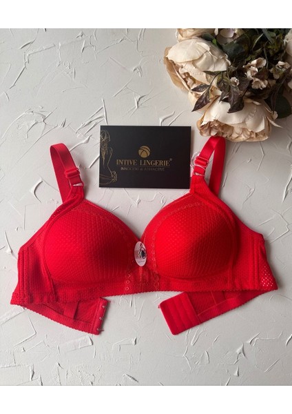 Maria Balensiz Delikli Nefes Alan Aksesuarlı Yandan Destekli Kalın Askılı C Cup Toparlayıcı Sütyen