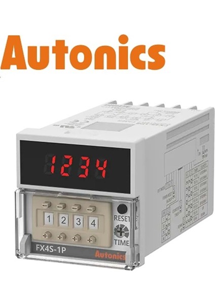 FX4S-1P4 ,48X48MM 110V..220VAC 4-Hane Sayıcı/zaman Röle
