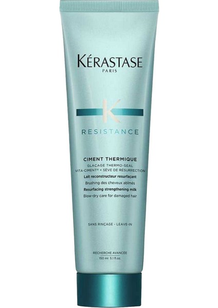 Resistance Reconstruction Ciment Thermique Zayıf Ve Yıpranmış Saçlar Için Onarıcı Durulanmayan Saç Bakım Kremi 150 ml