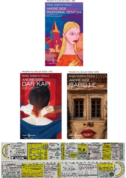 Andre Gide 3 Kitap / Pastoral Senfoni - Dar Kapı - Isabelle